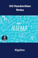IAS Handwritten Notes Algebra IAS Handwritten Notes Algebra